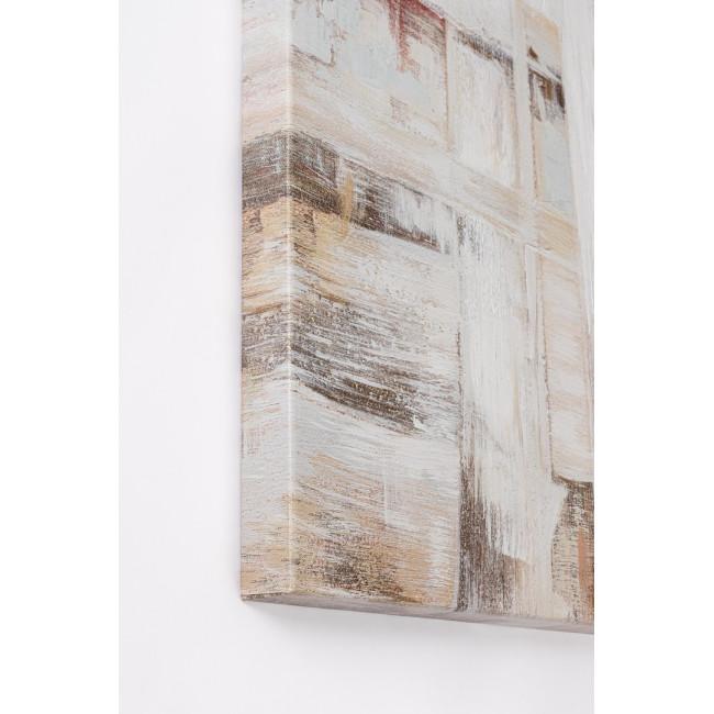 TEXTURE bézs vászon festmény