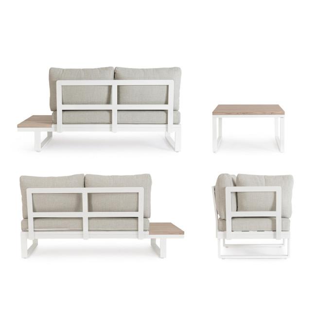 ZELMAR ezüst alumínium kerti garnitúra