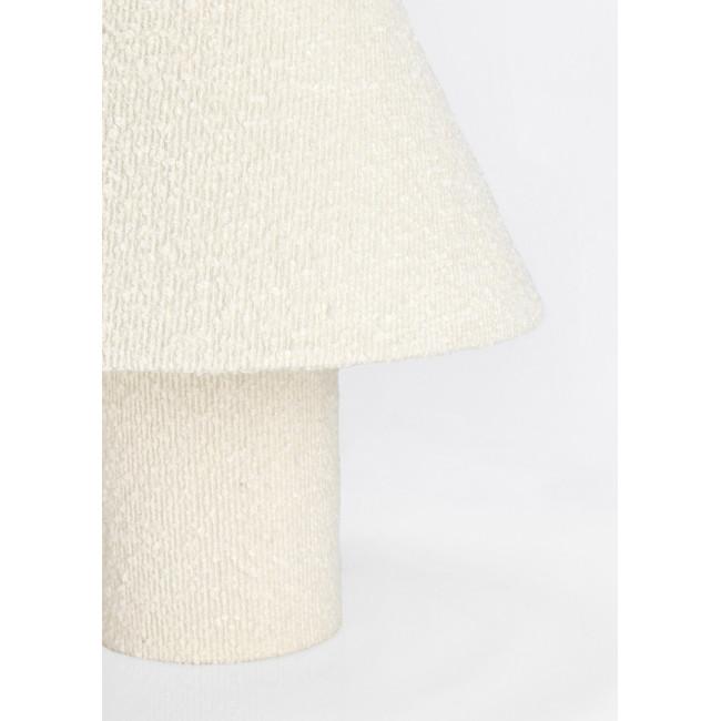 RADHA törtfehér buklé asztali lámpa