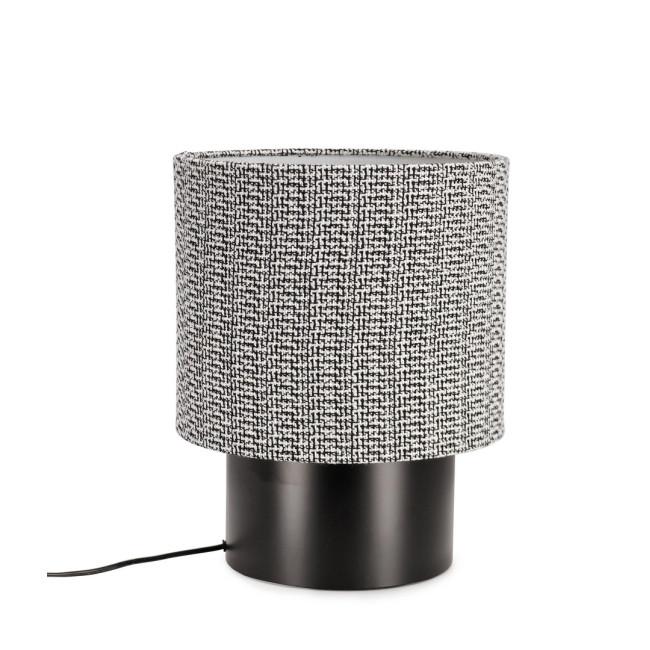 VARUNI ezüst fém asztali lámpa