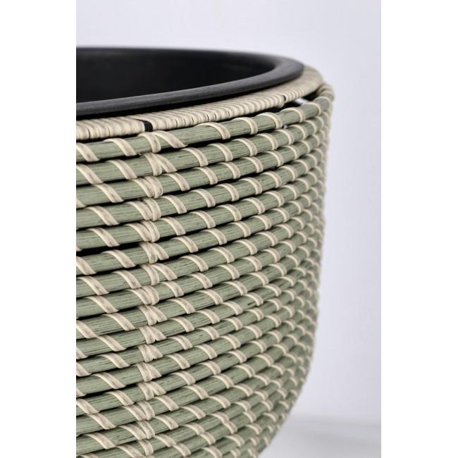 THANH szürke polirattán kaspó