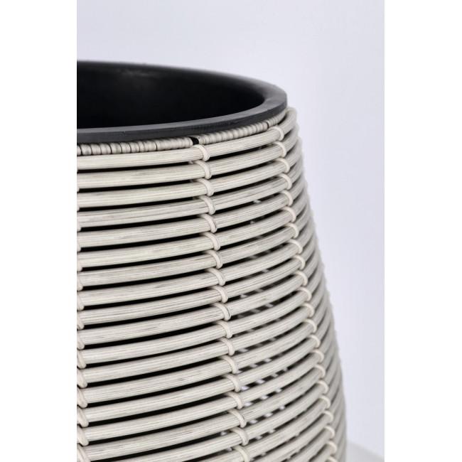 XIAN szürke polirattán kaspó