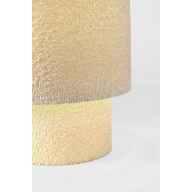 RADHA törtfehér buklé asztali lámpa