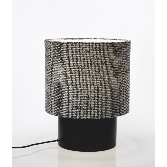 VARUNI ezüst fém asztali lámpa