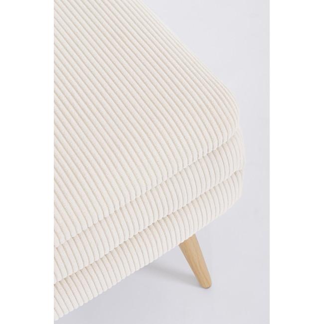 OLGA bézs bársony ülőpad