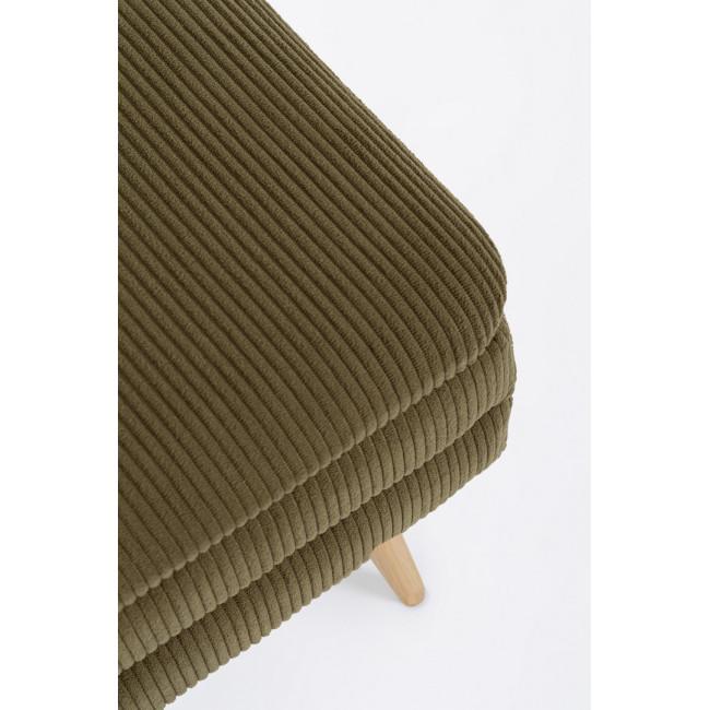 OLGA zöld bársony ülőpad