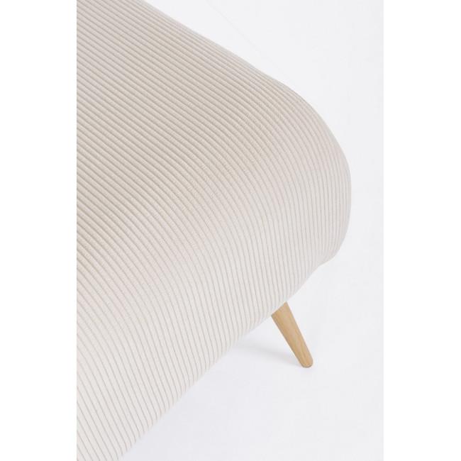 OLGA bézs bársony ülőpad