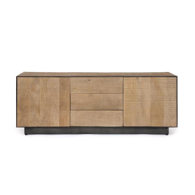 HAROLD taupe mangófa tv szekrény