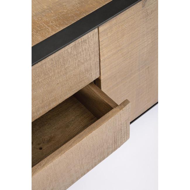 HAROLD taupe mangófa tv szekrény