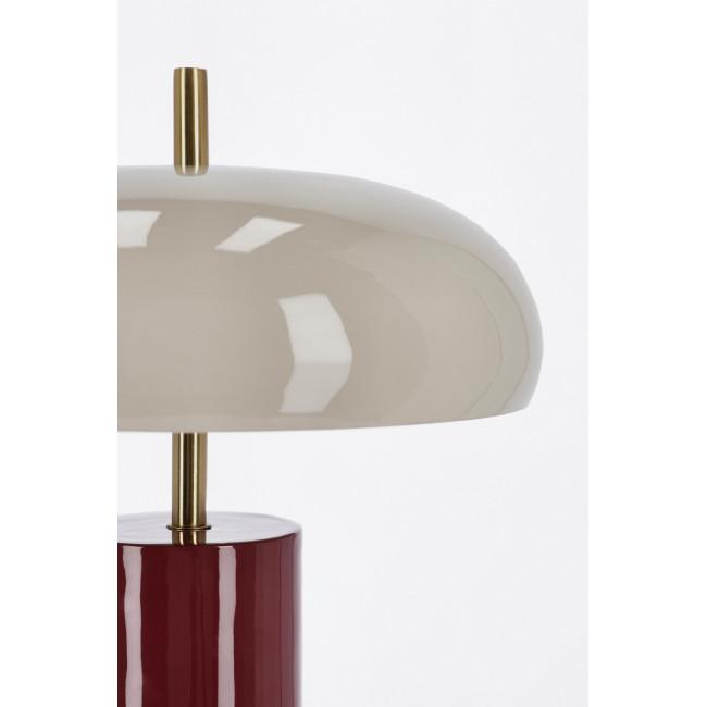 BANKERS ezüst fém asztali lámpa