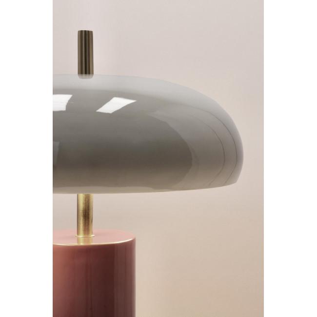 BANKERS ezüst fém asztali lámpa