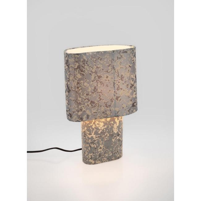 KATLA szürke fém asztali lámpa