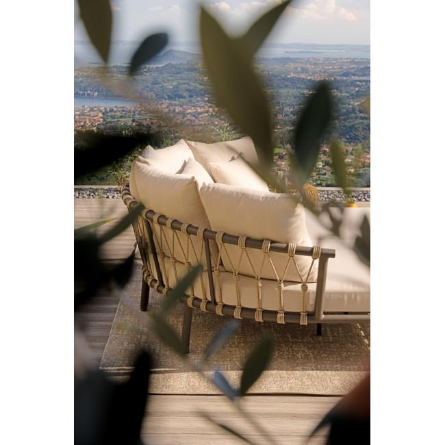 LANAI bézs alumínium napozóágy