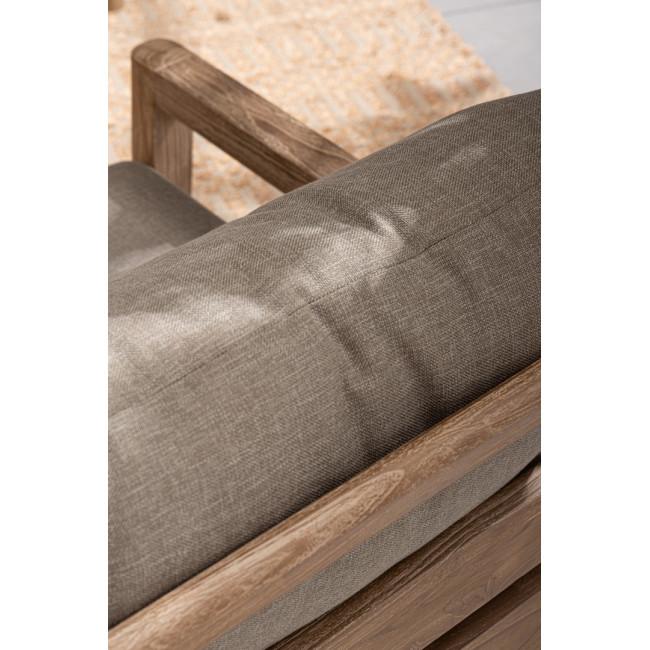 MAYNARD taupe tikfa kerti kanapé