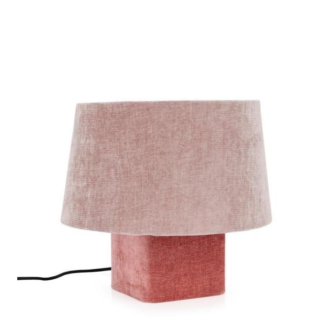 DEMRA piros fém asztali lámpa