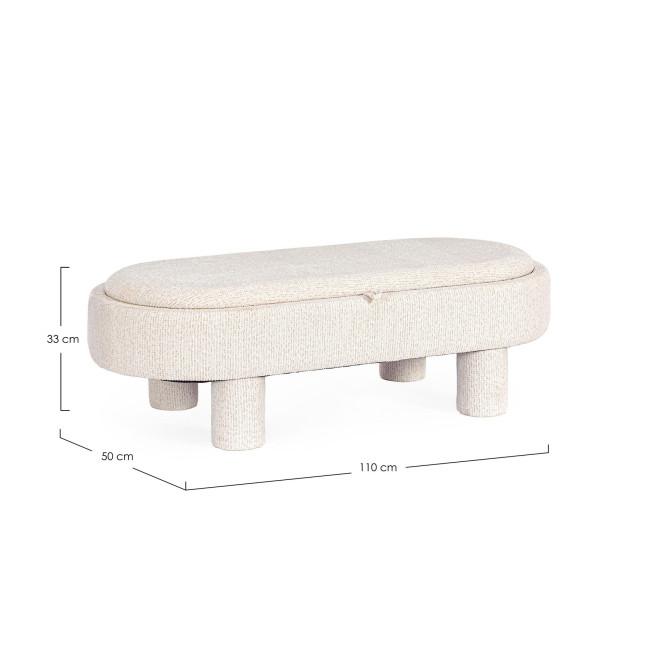 TANYA törtfehér puff