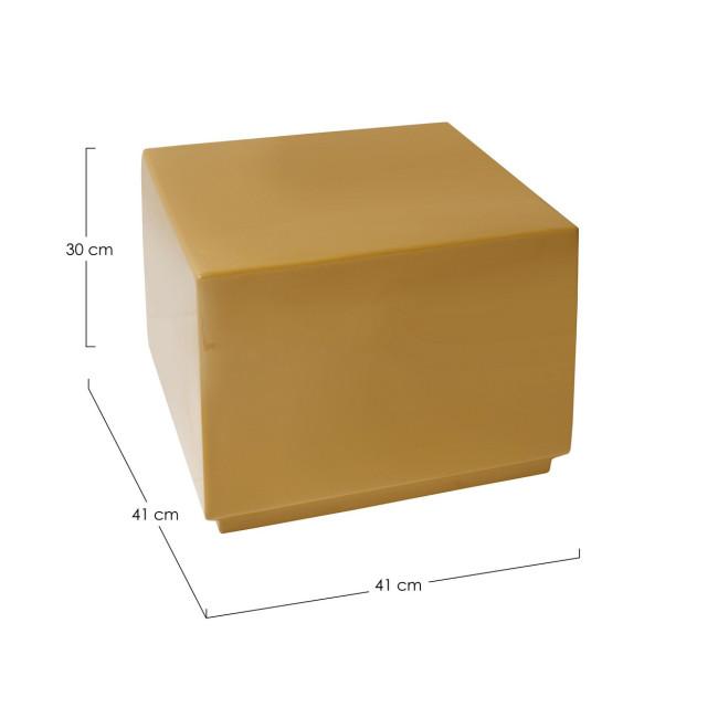 AMODA sárga acél dohányzóasztal