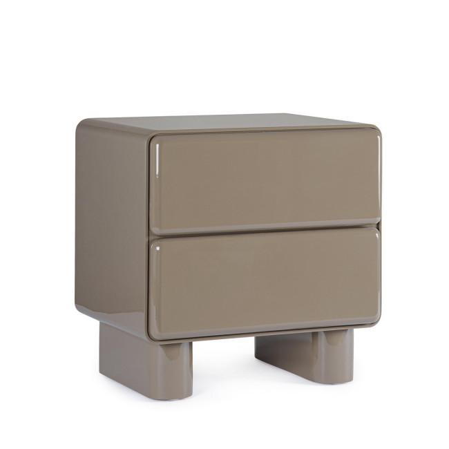 OTILIA taupe éjjeliszekrény