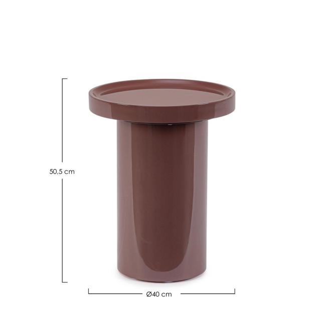 OTILIA bordó dohányzóasztal