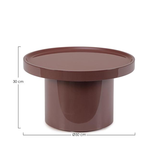 OTILIA piros dohányzóasztal