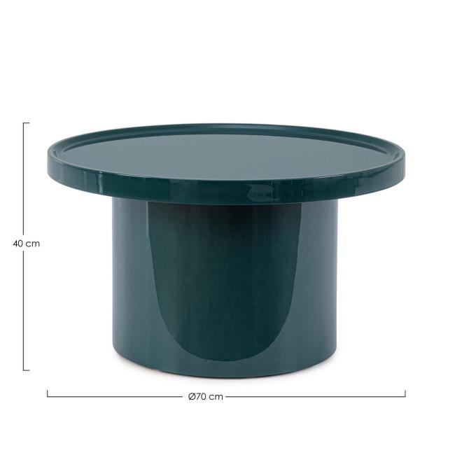 OTILIA türkiz dohányzóasztal