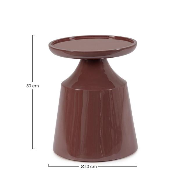 OTILIA bordó dohányzóasztal