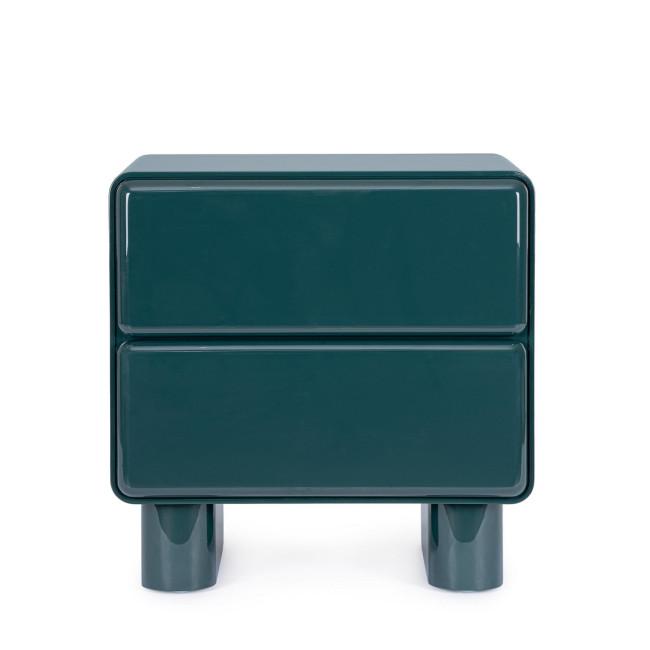 OTILIA türkiz éjjeliszekrény