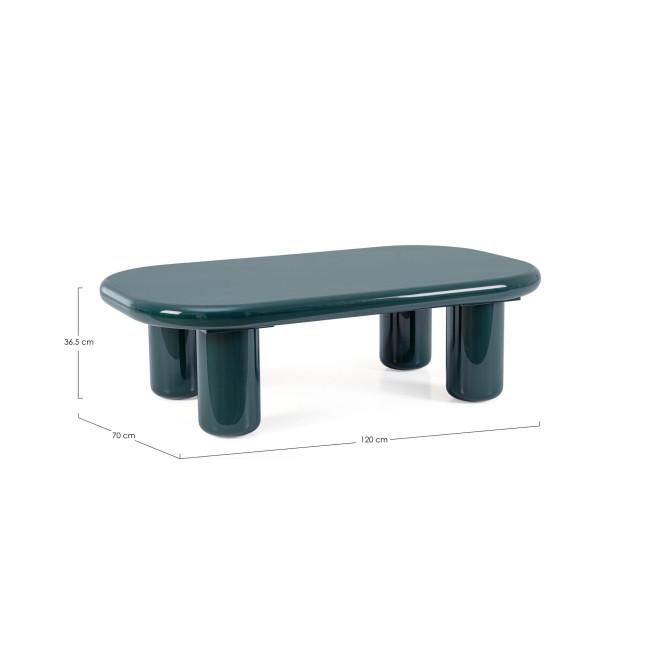 OTILIA türkiz dohányzóasztal