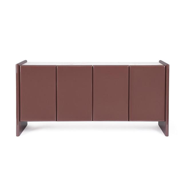 OTILIA piros tálalószekrény