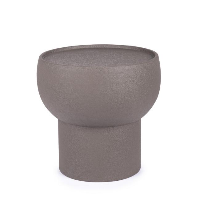 ALLIGATOR szürke acél dohányzóasztal