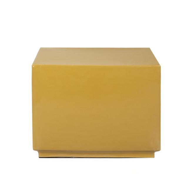 AMODA sárga acél dohányzóasztal