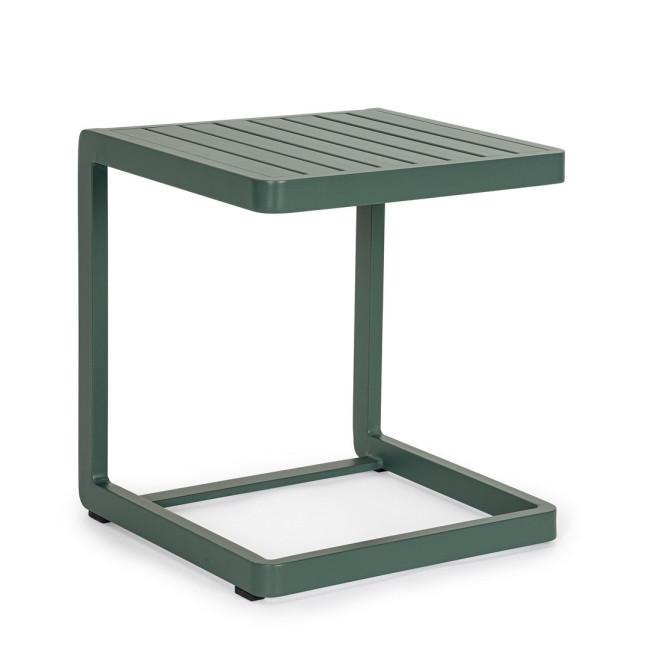 KONNOR zöld alumínium kerti dohányzóasztal