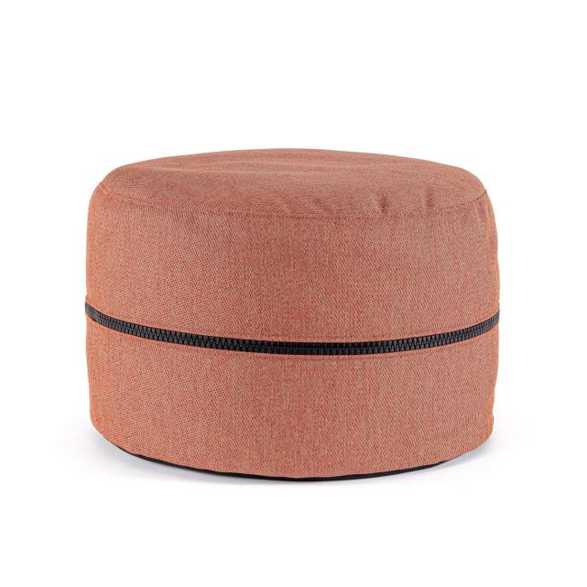 GULIZAR piros szövet puff