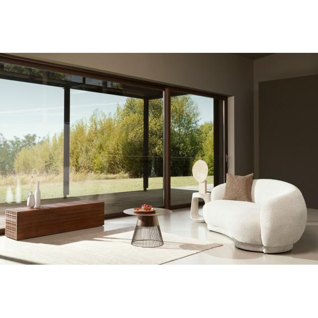 LOPEZ ezüst fa dohányzóasztal