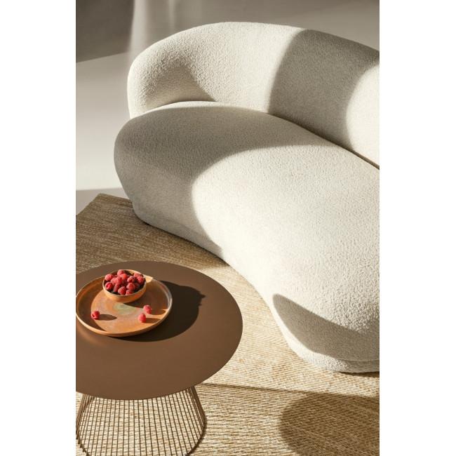 GODRIC bronz fém dohányzóasztal