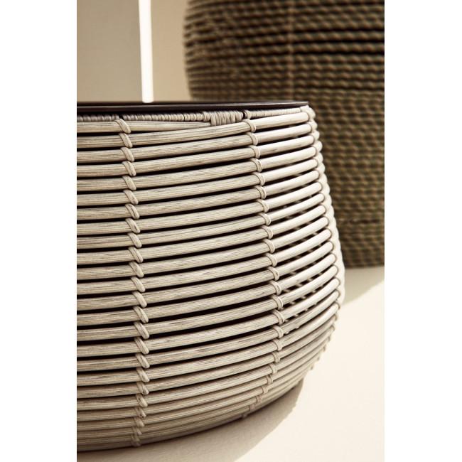 XIAN szürke polirattán kaspó