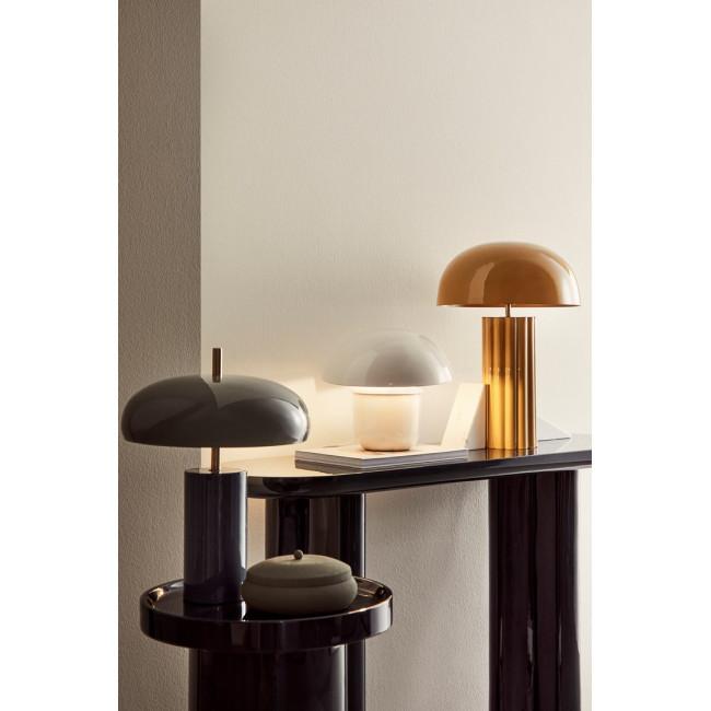 KAIKU sárga fém asztali lámpa