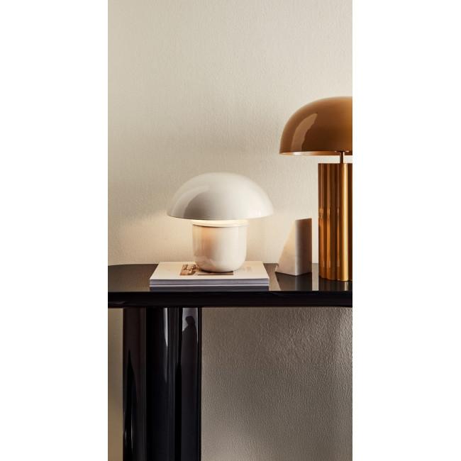 KOPPEL ezüst fém asztali lámpa