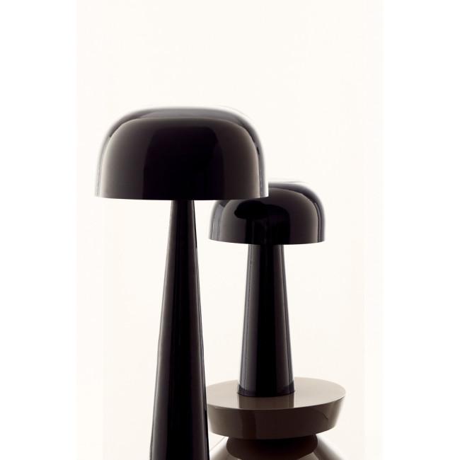 KINK ezüst fém asztali lámpa