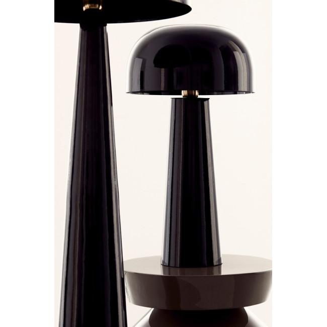 KINK ezüst fém asztali lámpa