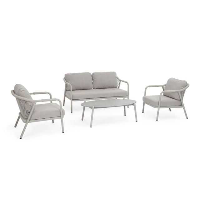 MIRAVET ezüst alumínium kerti garnitúra