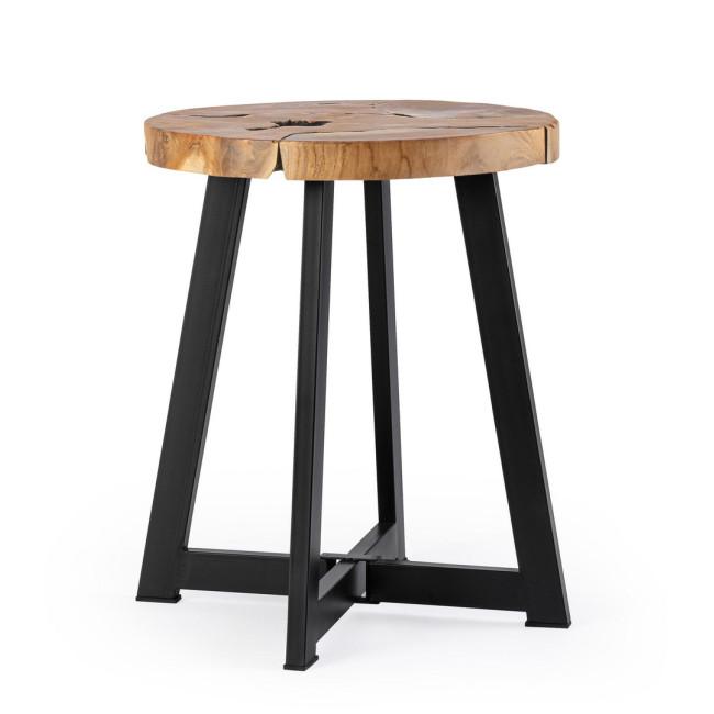 ELWOOD barna tikfa dohányzóasztal