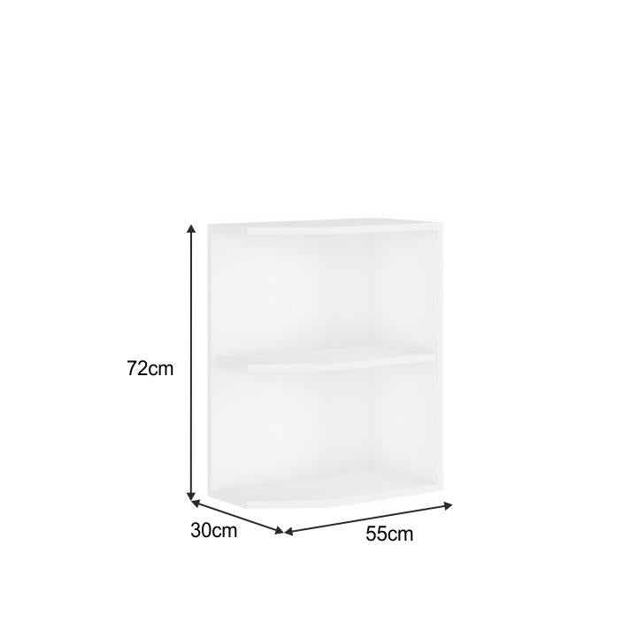 SPLIT fehér mdf alsó sarok konyhaszekrény 30cm