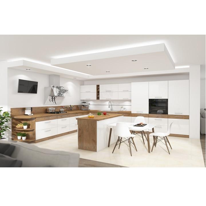 VEGA fehér mdf mosogatógép előlap 44,6cm