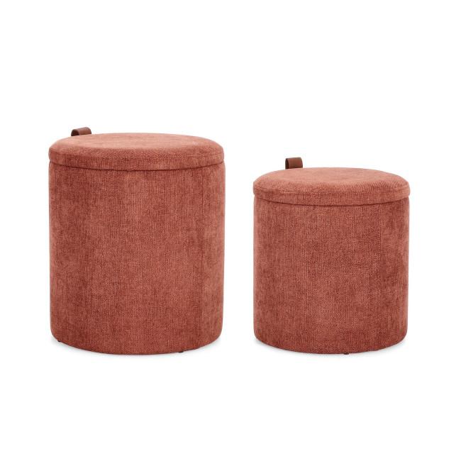 KATIA piros szövet puff