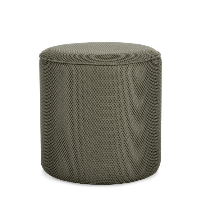 OLEYSA taupe szövet puff