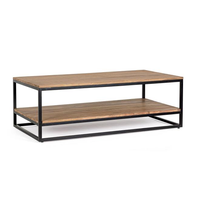 NARTAN taupe fa dohányzóasztal