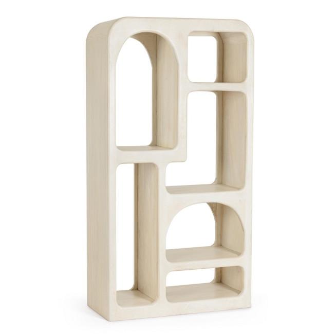 CAIRO bézs fa könyvespolc