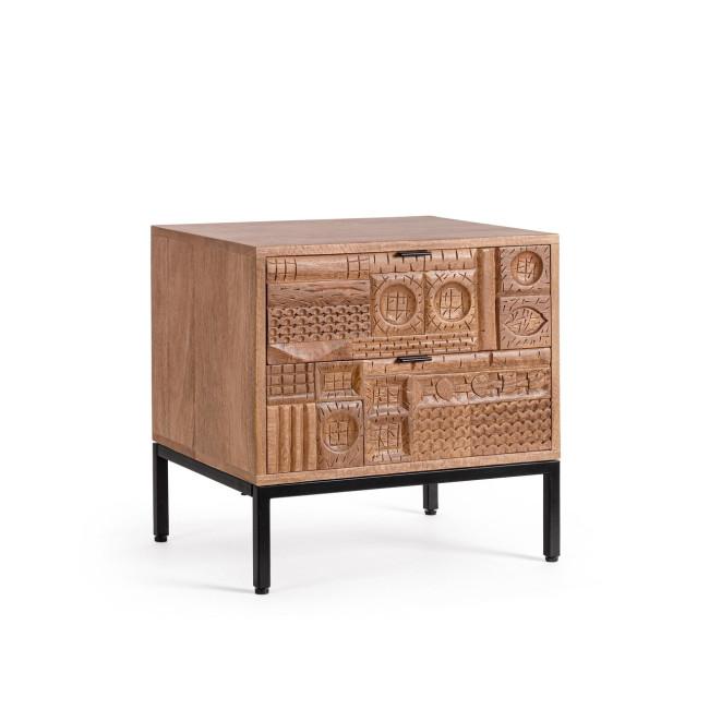 KINDIA taupe fa éjjeliszekrény