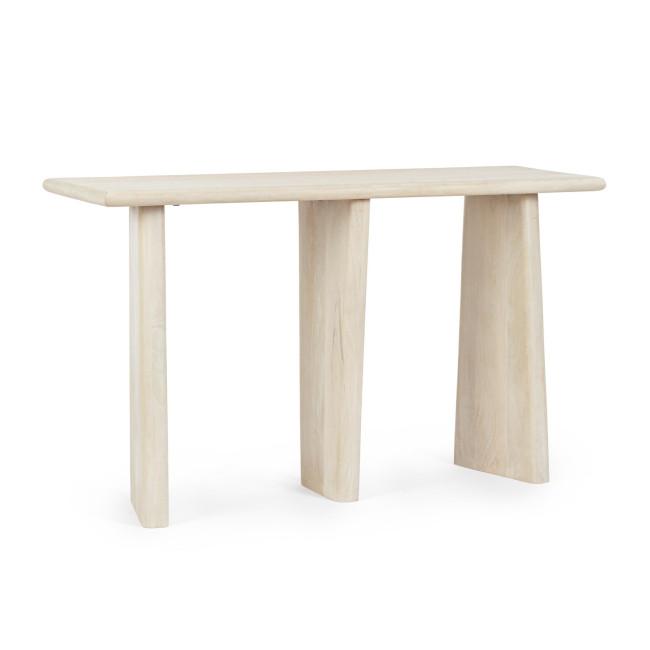 ZACATECAS bézs fa konzolasztal